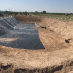 Multi-purpose agricultural water storage ponds for storing seasonal surface water, etc.